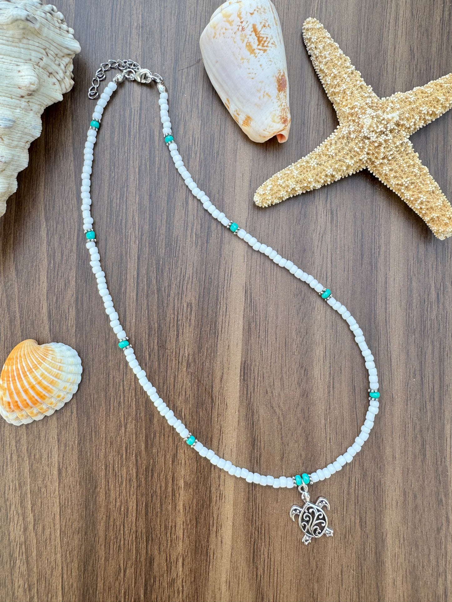 Ocean Breeze Turtle Necklace