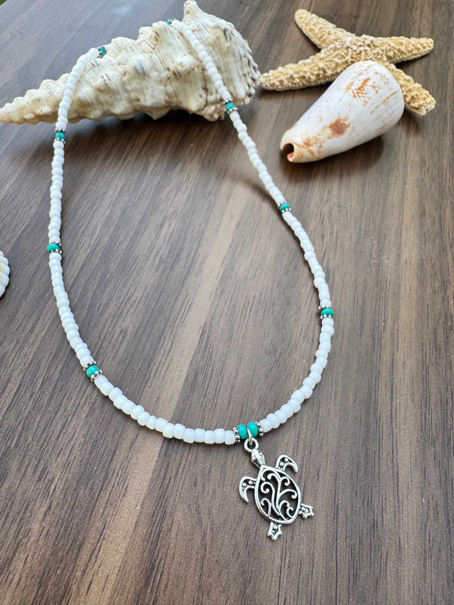 Ocean Breeze Turtle Necklace