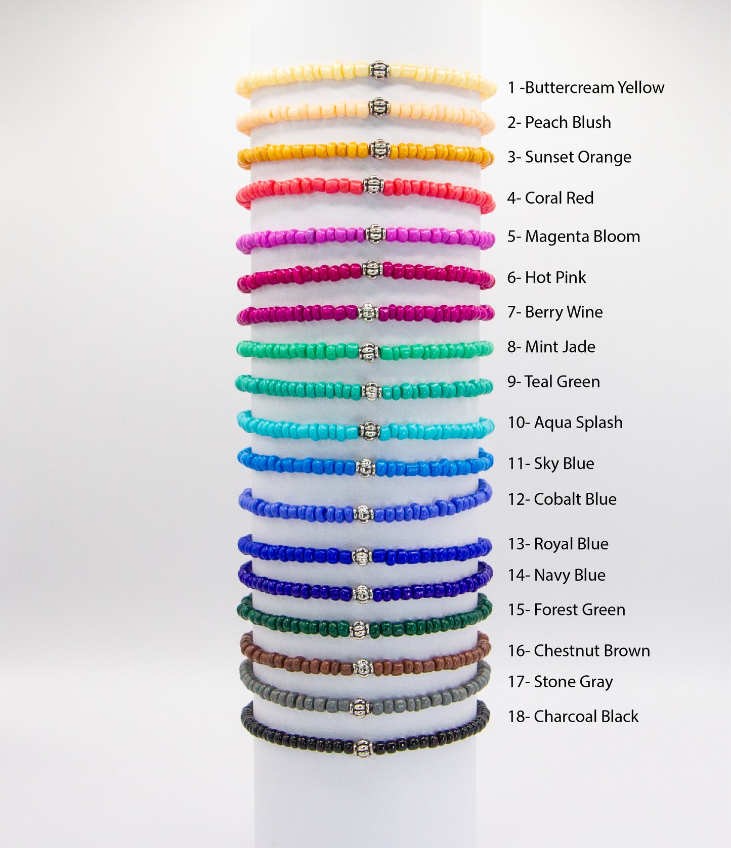 Stackable Seed Bead Bracelets