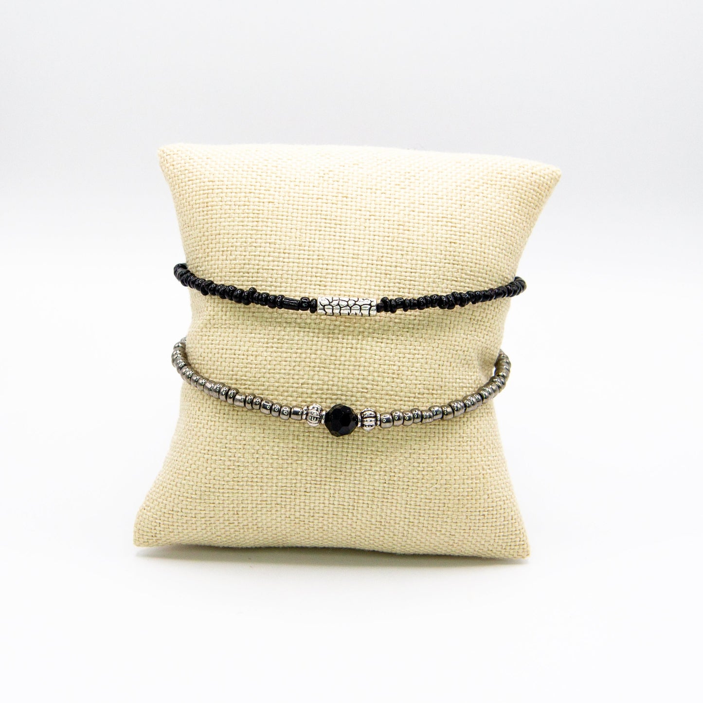 Dual Strand Beaded Bracelet