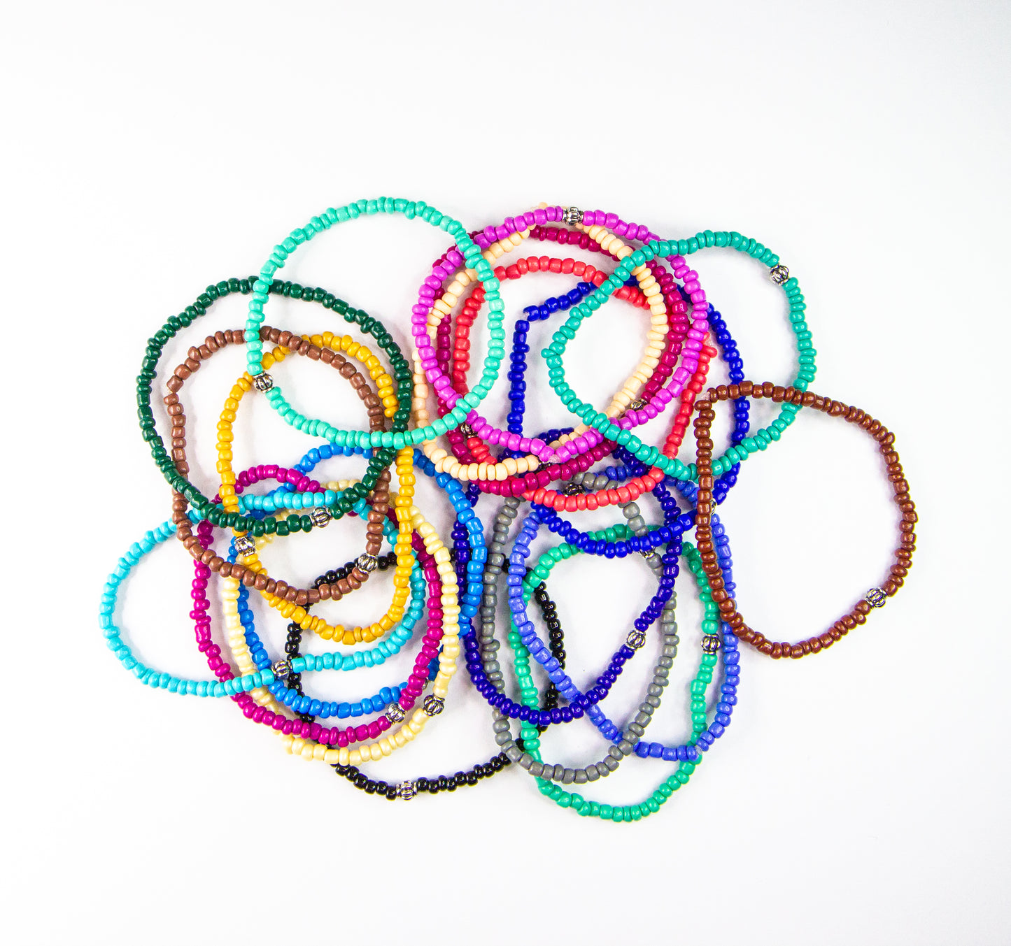 Stackable Seed Bead Bracelets