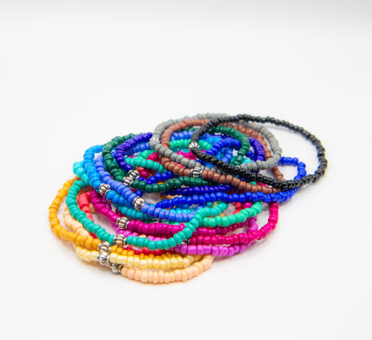 Stackable Seed Bead Bracelets