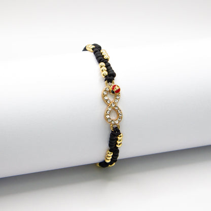 Infinity Sparkle w/ Lady Bug Bracelet