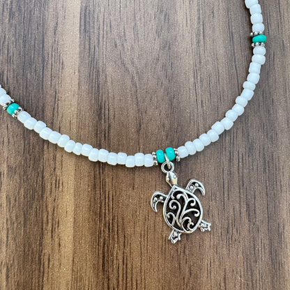 Ocean Breeze Turtle Necklace